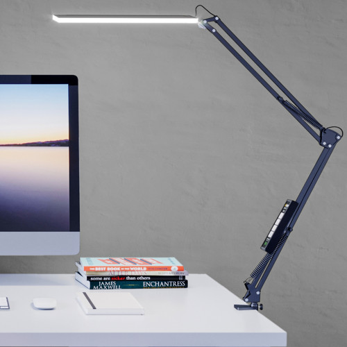 Настільна світлодіодна LED лампа з функцією Power Bank X-LED 20Вт чорна