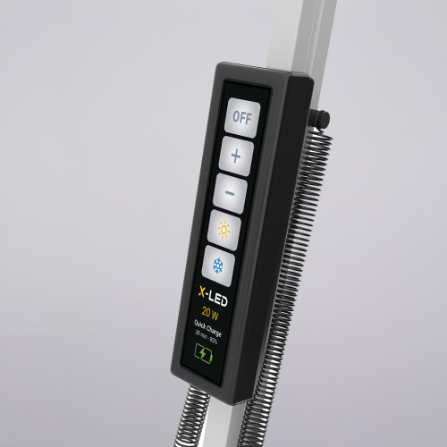 Настільна світлодіодна LED лампа з функцією Power Bank X-LED 20Вт біла
