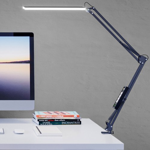 Настільна світлодіодна LED лампа з функцією Power Bank X-LED 30Вт червона