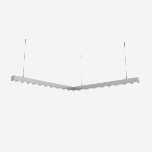 Керований кутовий світлодіодний світильник X-LED 80ВТ ral  (800*800*43) LSNA-80dc