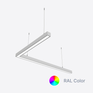 Кутовий світлодіодний світильник X-LED 80ВТ ral (800*800*43) LSNA-80c Кутовий світлодіодний світильник X-LED 80ВТ ral (800*800*43) LSNA-80c
