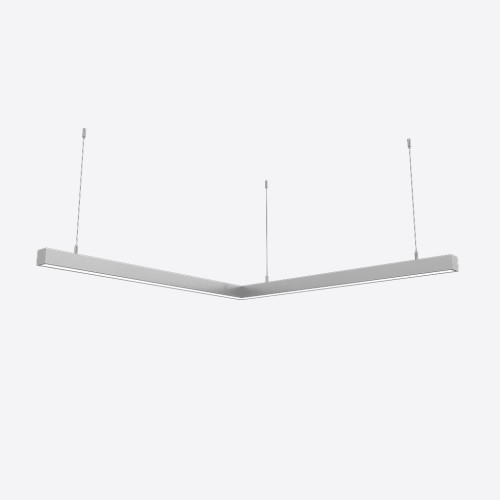 Кутовий світлодіодний світильник X-LED 80ВТ ral  (800*800*43) LSNA-80c