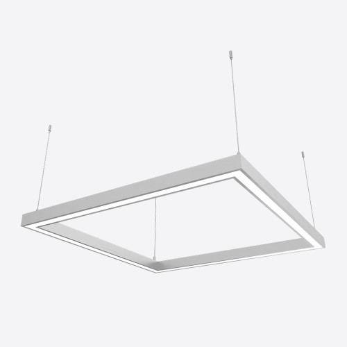 Світлодіодний світильник X-LED 80ВТ квадратний ral  (440*440*43) LSNK-80c