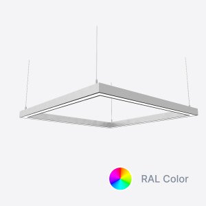 Світлодіодний світильник X-LED 160Вт квадрат ral (840*840*43) LSNK-160c