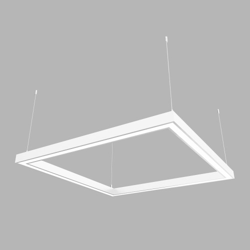 Світлодіодний світильник X-LED 80ВТ квадрат білий (440*440*43) LSNK-80w