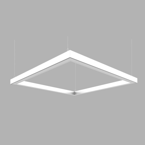 Світлодіодний світильник X-LED 80ВТ квадрат білий (440*440*43) LSNK-80w