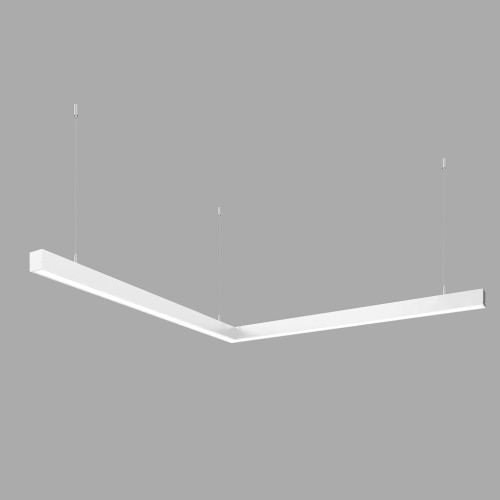 Світлодіодний світильник X-LED 80ВТ L-подібний білий (1000*620*43) LSNL-80w