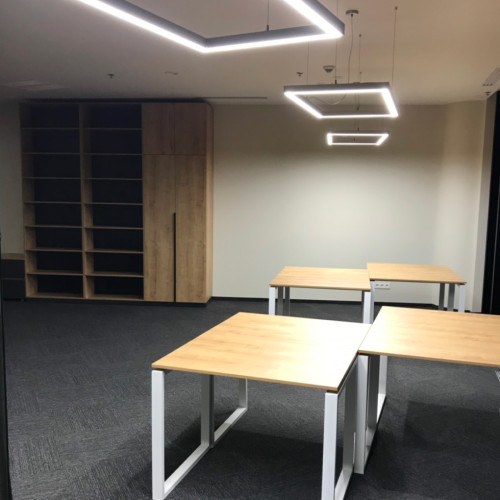 Димуємий світлодіодний світильник X-LED 120ВТ прямокутник чорний (840*440*43) LSNP-120db