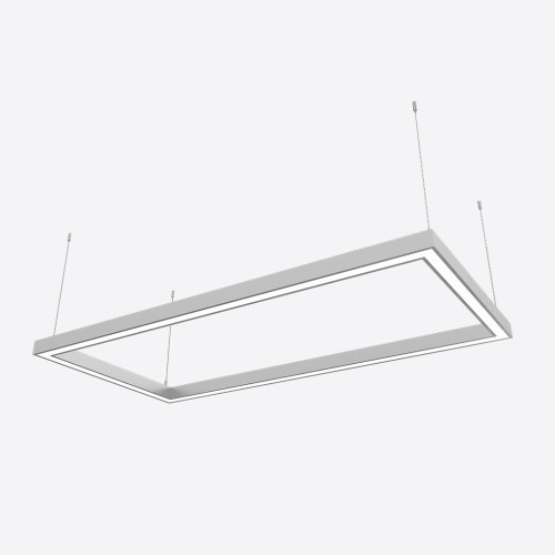 Світлодіодний світильник X-LED 120ВТ прямокутник ral (840*440*43) LSNP-120c