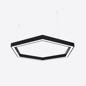 Світлодіодний світильник X-LED 120Вт шестикутник чорний (860*745*43) LSNH-120b Світлодіодний світильник X-LED 120Вт шестикутник чорний (860*745*43) LSNH-120b