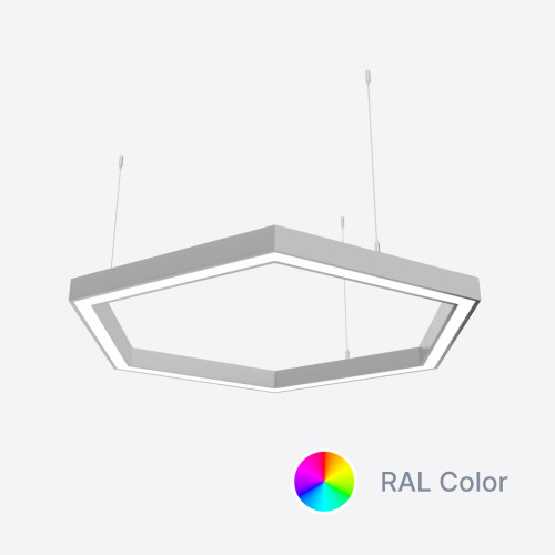 LED lamp X-LED 120W hexagon ral (860*745*43) LSNH-120c