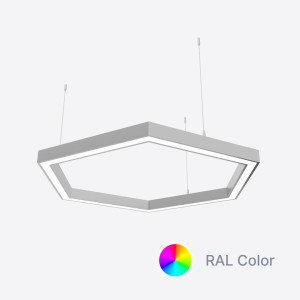 LED lamp X-LED 120W hexagon ral (860*745*43) LSNH-120c