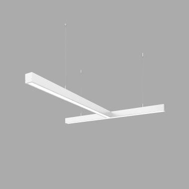 Світлодіодний світильник X-LED 80ВТ Т-подібний білий (840*815*43) LSNT-80w