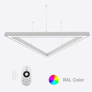 Керований світлодіодний світильник X-LED 90Вт Трикутник ral (3x680) LSNTri-90dc