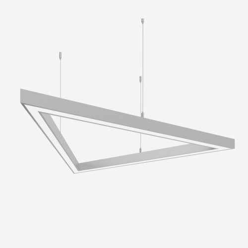 Світлодіодний світильник X-LED 90Вт Трикутник ral (3x680) LSNTri-90c