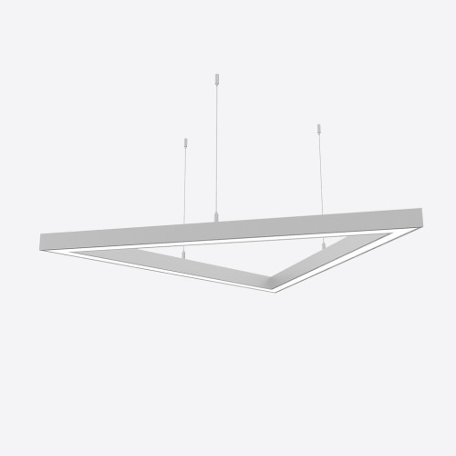 Світлодіодний світильник X-LED 90Вт Трикутник ral (3x680) LSNTri-90c