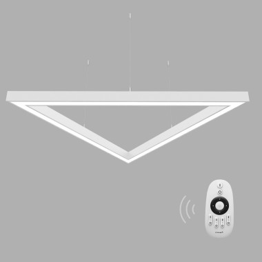 Керований світлодіодний світильник X-LED 90Вт Трикутник білий (3x680) LSNTri-90dw
