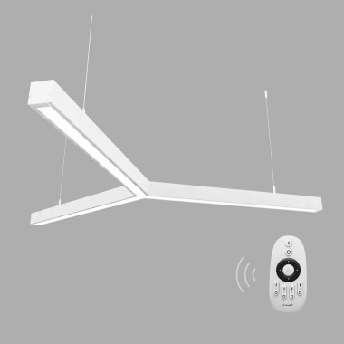 Керований світлодіодний світильник X-LED 90ВТ Y-подібний білий (Ø1230) LSNY-90dw
