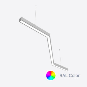 Світлодіодний світильник X-LED 80ВТ Зигзаг ral (1450*555*43) LSNZ-80c Світлодіодний світильник X-LED 80ВТ Зигзаг ral (1450*555*43) LSNZ-80c